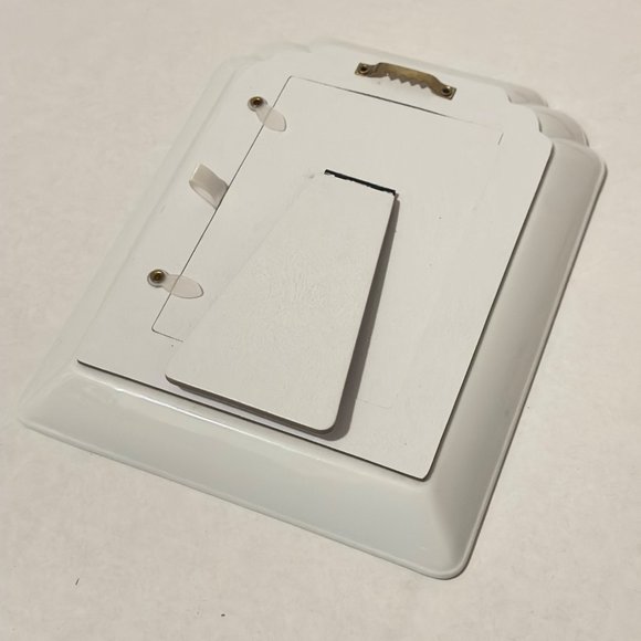 AVON Vint. Rose Vanity Collection Photo Frame Holds 3 1/2 x 5 Picture Hang/Stand - Picture 6 of 9